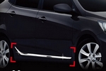 Хромированные молдинги на двери Autoclover Hyundai Solaris 2011-2017