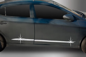 Хромированные молдинги на двери Autoclover Hyundai Elantra 2016-2019 ― Auto-Clover
