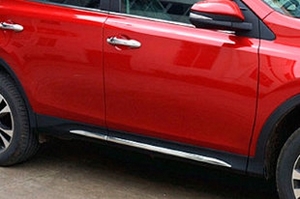 Хромированные молдинги на двери OEM-Tuning Toyota RAV4 2013-2019 ― Auto-Clover