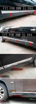 Хромированные молдинги на двери OEM-Tuning BMW X1 (E84) 2009-2015