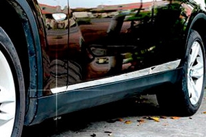 Хромированные молдинги на двери OEM-Tuning BMW X1 (E84) 2009-2015 ― Auto-Clover