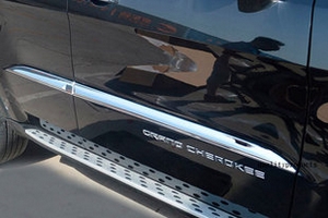 Хромированные молдинги на двери OEM-Tuning Jeep Grand Cherokee 2010-2019 ― Auto-Clover