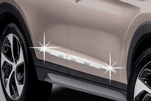 Хромированные молдинги на двери (вариант 1)  Autoclover Hyundai Tucson 2015-2019 ― Auto-Clover