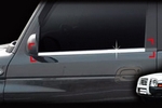 Хромированные молдинги на окна дверей (низ) Autoclover SsangYong Korando 1996-2011 (ТагАЗ Тагер​)