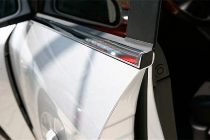 Хромированные молдинги на окна дверей (низ) Autoclover Hyundai Sonata 2004-2010 no.15718