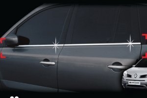 Хромированные молдинги на окна дверей (низ) Autoclover Renault Koleos 2007-2015 ― Auto-Clover