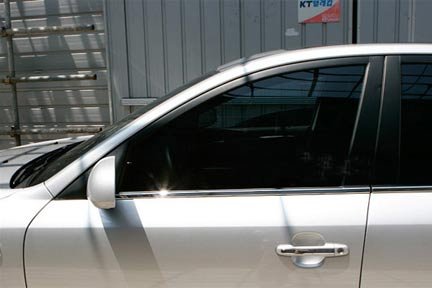 Хромированные молдинги на окна дверей (низ) Autoclover KIA Carens 2006-2013 no.17651