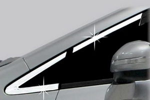 Хромированные молдинги на окна дверей (тип А) Autoclover Honda Civic IX 2012-2019 ― Auto-Clover