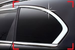 Хромированные молдинги на окна дверей (тип С) Autoclover Chevrolet Captiva 2006-2019 ― Auto-Clover
