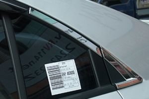 Хромированные молдинги на окна дверей (тип С) Autoclover Hyundai Sonata 2004-2010 ― Auto-Clover