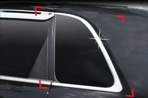 Хромированные молдинги на окна дверей (тип С) Autoclover KIA Sorento 2009-2012 ― Auto-Clover