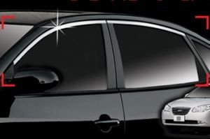 Хромированные молдинги на окна дверей (верх) Autoclover Hyundai Elantra 2006-2010 ― Auto-Clover