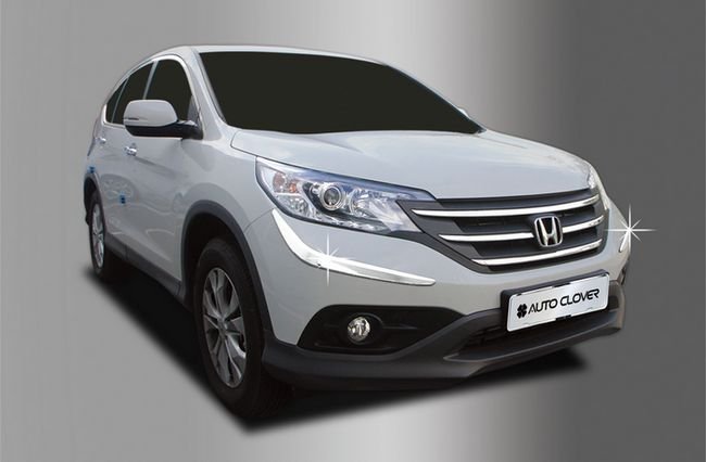 Хромированные молдинги на передний и задний бампер Autoclover Honda CR-V IV 2012-2016 no.15346