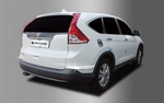 Хромированные молдинги на передний и задний бампер Autoclover Honda CR-V IV 2012-2016