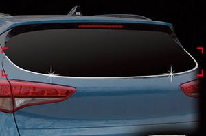 Хромированные молдинги на стекло задней двери Autoclover Hyundai Tucson 2015-2019 ― Auto-Clover
