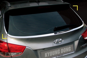 Хромированные молдинги на стекло задней двери Kyoungdong Hyundai ix35 2009-2015 ― Auto-Clover