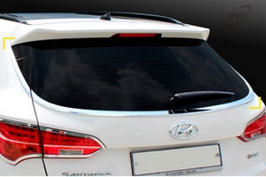 Хромированные молдинги на стекло задней двери Kyoungdong Hyundai Santa Fe 2012-2018 ― Auto-Clover