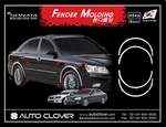 Хромированные накладки на арки колес (8 элементов) Autoclover Hyundai Sonata 2004-2010