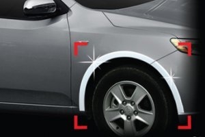 Хромированные накладки на арки колес (8 элементов) Autoclover KIA Cerato 2009-2012 ― Auto-Clover