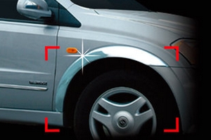 Хромированные накладки на арки колес Autoclover SsangYong Kyron 2005-2015 ― Auto-Clover