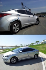 Хромированные накладки на арки колес Autoclover Hyundai Elantra 2010-2015