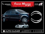 Хромированные накладки на арки колес Autoclover Hyundai Sonata 2001-2005 ТагАЗ