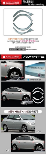 Хромированные накладки на арки колес Autoclover Hyundai Elantra 2006-2010