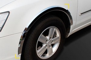Хромированные накладки на арки колес Kyoungdong Hyundai Sonata 2004-2010 ― Auto-Clover