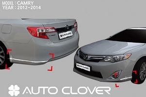 Хромированные накладки на бампер Autoclover Toyota Camry 2011-2017 ― Auto-Clover