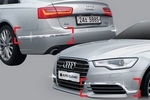 Хромированные накладки на бампер Autoclover Audi A6 2011-2019