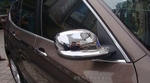 Хромированные накладки на боковые зеркала OEM-Tuning BMW X3 (F25) 2010-2017