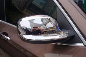 Хромированные накладки на боковые зеркала OEM-Tuning BMW X3 (F25) 2010-2017 ― Auto-Clover
