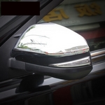 Хромированные накладки на боковые зеркала (вариант 1) OEM-Tuning Toyota RAV4 2013-2019