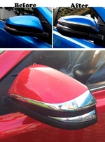 Хромированные накладки на боковые зеркала (вариант 2) OEM-Tuning Toyota RAV4 2013-2019