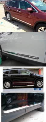 Хромированные накладки на двери OEM-Tuning Honda CR-V IV 2012-2016