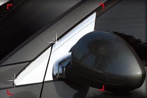 Хромированные накладки на крепления зеркал Autoclover Chevrolet Cruze 2008-2016 ― Auto-Clover