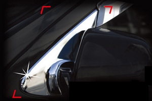 Хромированные накладки на крепления зеркал Autoclover Hyundai Santa Fe 2006-2009 ― Auto-Clover