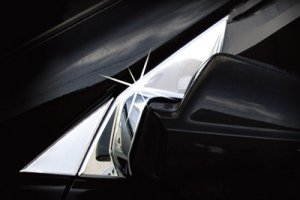 Хромированные накладки на крепления зеркал Autoclover Hyundai Tucson 2004-2009 ― Auto-Clover