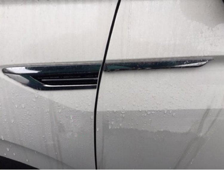 Хромированные накладки на крыло и дверь OEM-Tuning Volkswagen Tiguan II 2016-2019 no.5208