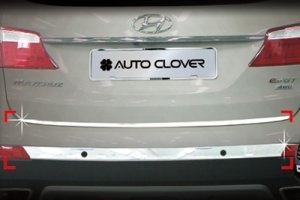 Хромированные накладки на крышку багажника и задний бампер Autoclover Hyundai Grand Santa Fe 2013-2019 ― Auto-Clover