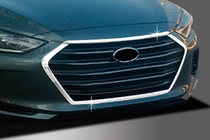 Хромированные накладки на окантовку решетки радиатора Autoclover Hyundai Elantra 2016-2019 ― Auto-Clover