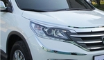 Хромированные накладки на передние фары Autoclover Honda CR-V IV 2012-2016