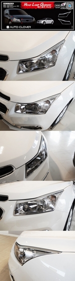 Хромированные накладки на передние фары Autoclover Chevrolet Cruze 2008-2016