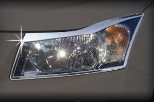 Хромированные накладки на передние фары Autoclover Chevrolet Cruze 2008-2016 ― Auto-Clover