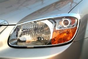 Хромированные накладки на передние фары Autoclover KIA Cerato 2003-2008 ― Auto-Clover