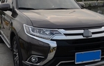 Хромированные накладки на передние фары OEM-Tuning Mitsubishi Outlander III 2013-2019