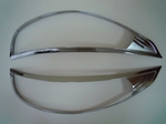 Хромированные накладки на передние фары OEM-Tuning Hyundai ix35 2009-2015