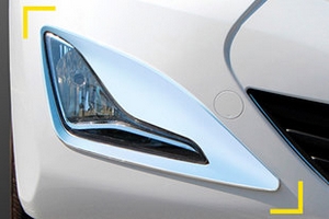 Хромированные накладки на передние противотуманные фары Kyoungdong Hyundai Elantra 2010-2015 ― Auto-Clover