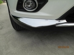 Хромированные накладки на передний бампер OEM-Tuning Nissan X-Trail 2014-2019