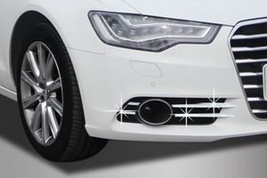 Хромированные накладки на противотуманные фары Autoclover Audi A6 2011-2019 ― Auto-Clover